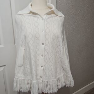 Vintage Knit 70's Poncho - Original -